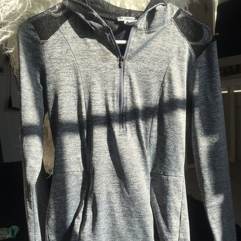 Half zip hoodie
